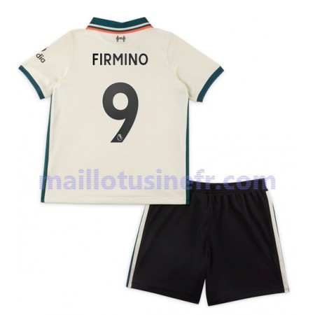 Maillot de Foot Liverpool Roberto Firmino 9 Extérieur 2021-22 - Enfant